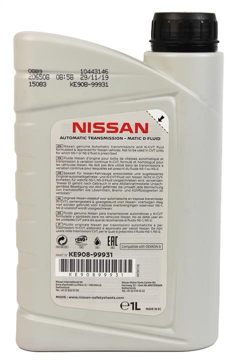 Buy Nissan KE908-99931 at a low price in United Arab Emirates!