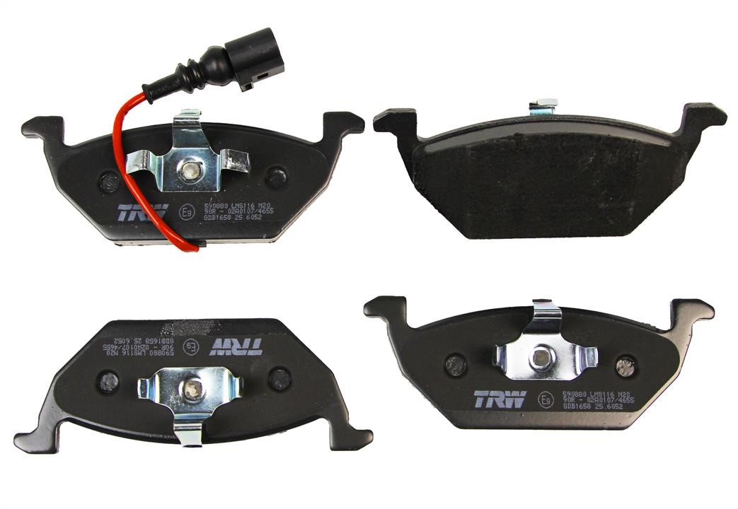 TRW GDB1658 TRW COTEC disc brake pads, set GDB1658