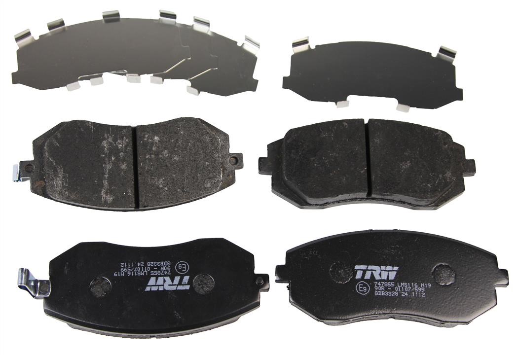 TRW GDB3328 TRW COTEC disc brake pads, set GDB3328