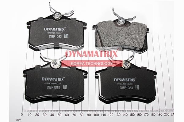 Dynamatrix DBP1083 Brake Pad Set, disc brake DBP1083