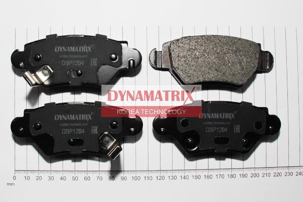 Dynamatrix DBP1294 Brake Pad Set, disc brake DBP1294