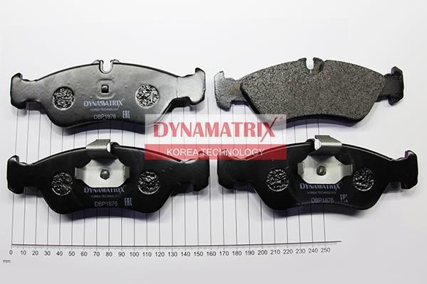 Dynamatrix DBP1876 Brake Pad Set, disc brake DBP1876
