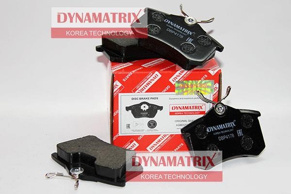 Dynamatrix DBP4178 Brake Pad Set, disc brake DBP4178