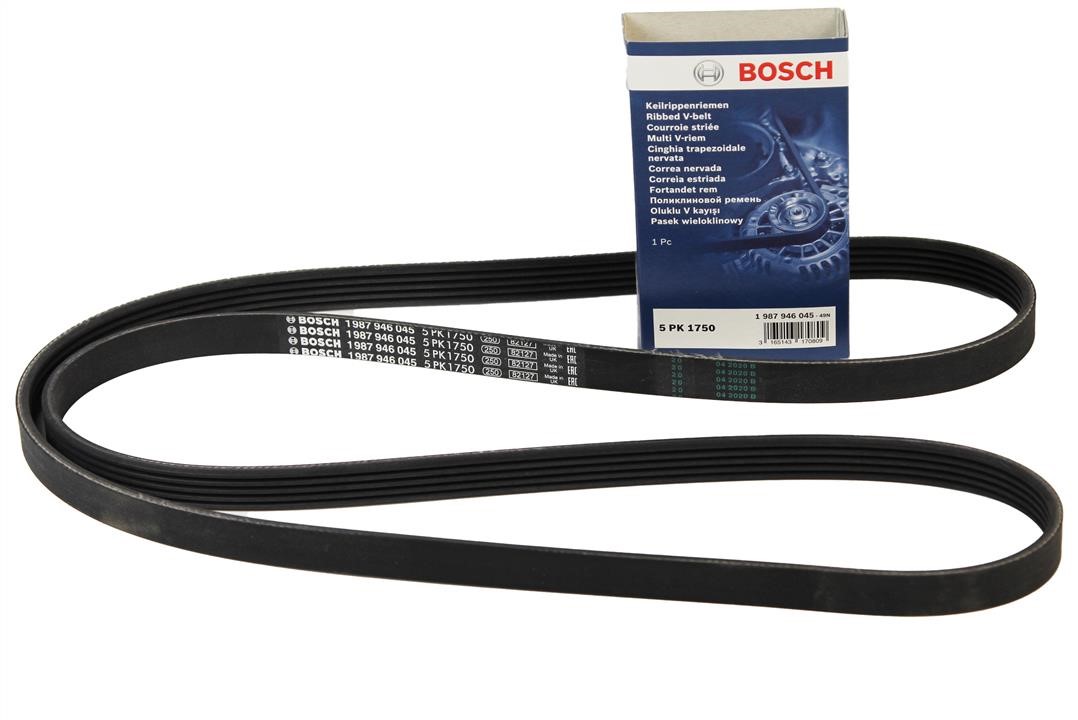 V-ribbed belt 5PK1750 Bosch 1 987 946 045