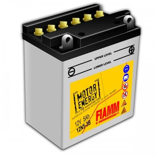 Fiamm F12N5-3B Battery Fiamm 12V 5AH 45A(EN) R+ F12N53B