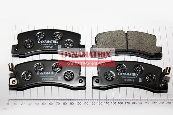 Dynamatrix DBP848 Brake Pad Set, disc brake DBP848