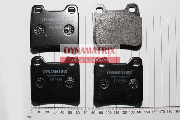 Dynamatrix DBP586 Brake Pad Set, disc brake DBP586