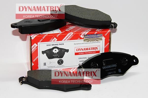 Dynamatrix DBP1135 Brake Pad Set, disc brake DBP1135