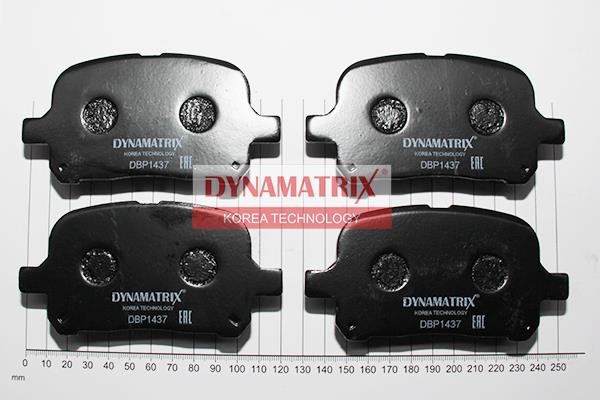 Dynamatrix DBP1437 Brake Pad Set, disc brake DBP1437