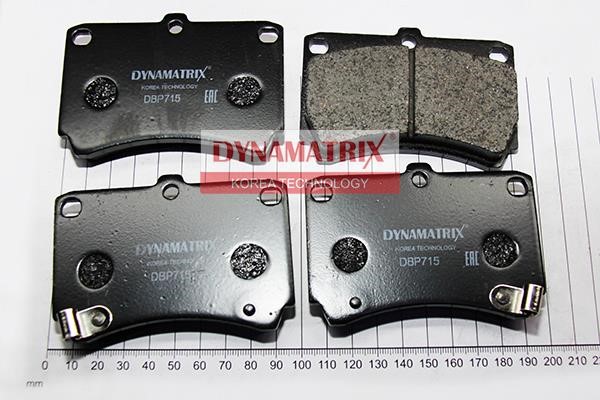 Dynamatrix DBP715 Brake Pad Set, disc brake DBP715
