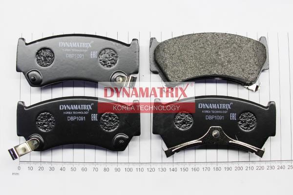 Dynamatrix DBP1091 Brake Pad Set, disc brake DBP1091