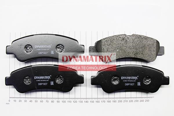 Dynamatrix DBP1927 Brake Pad Set, disc brake DBP1927