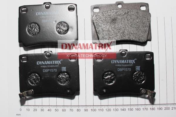 Dynamatrix DBP1570 Brake Pad Set, disc brake DBP1570