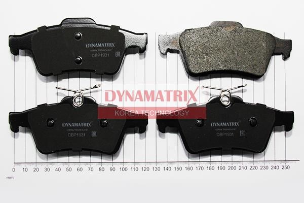 Dynamatrix DBP1931 Brake Pad Set, disc brake DBP1931
