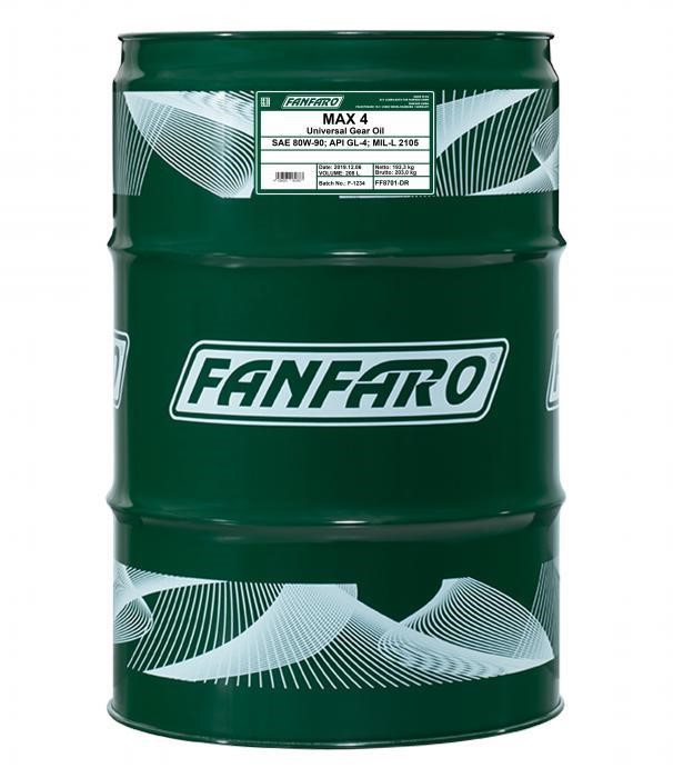Fanfaro FF8701-DR Transmission oil FanFaro MAX 4 80W-90, 208 l FF8701DR