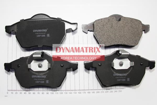 Dynamatrix DBP1068 Brake Pad Set, disc brake DBP1068