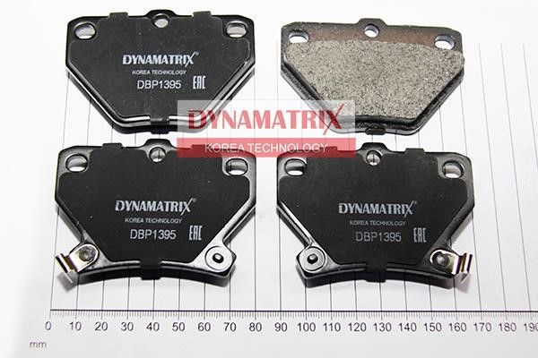 Dynamatrix DBP1395 Brake Pad Set, disc brake DBP1395