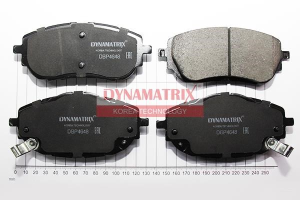 Dynamatrix DBP4648 Brake Pad Set, disc brake DBP4648