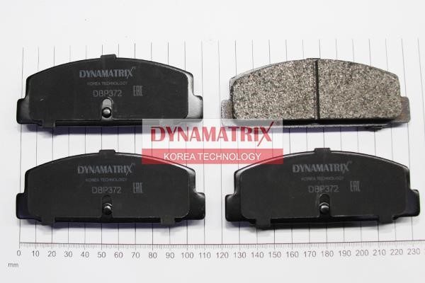 Dynamatrix DBP372 Brake Pad Set, disc brake DBP372