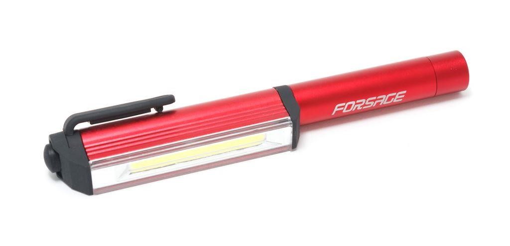 Forsage F-01X0041 Portable LED flashlight complete with batteries (CUB, 3xAAA), in blister F01X0041