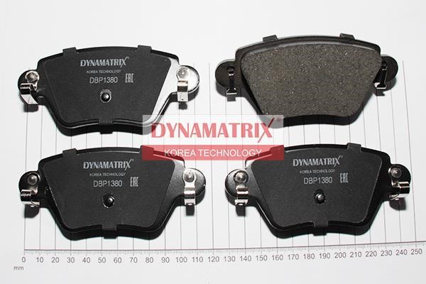 Dynamatrix DBP1380 Brake Pad Set, disc brake DBP1380