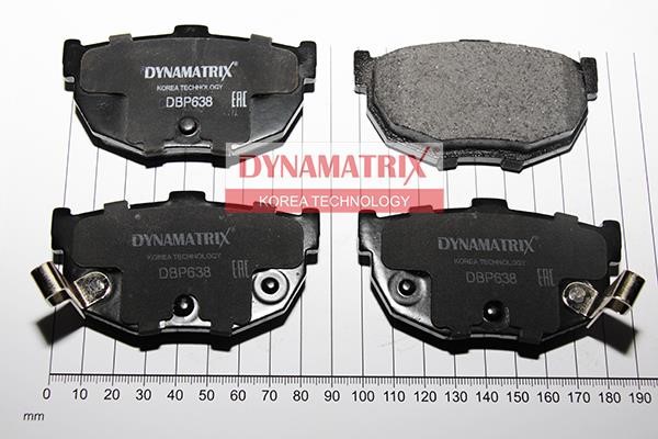 Dynamatrix DBP638 Brake Pad Set, disc brake DBP638
