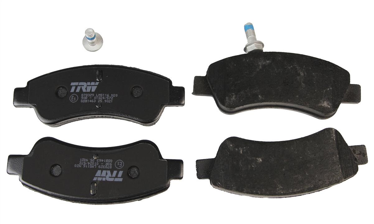TRW GDB1463 TRW COTEC disc brake pads, set GDB1463