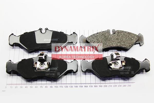 Dynamatrix DBP1039 Brake Pad Set, disc brake DBP1039