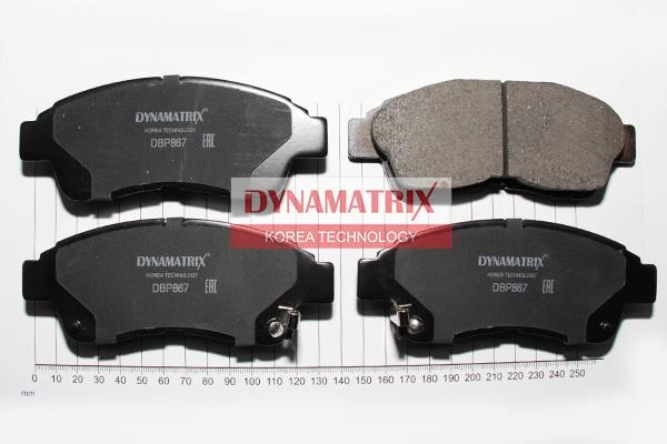 Dynamatrix DBP867 Brake Pad Set, disc brake DBP867
