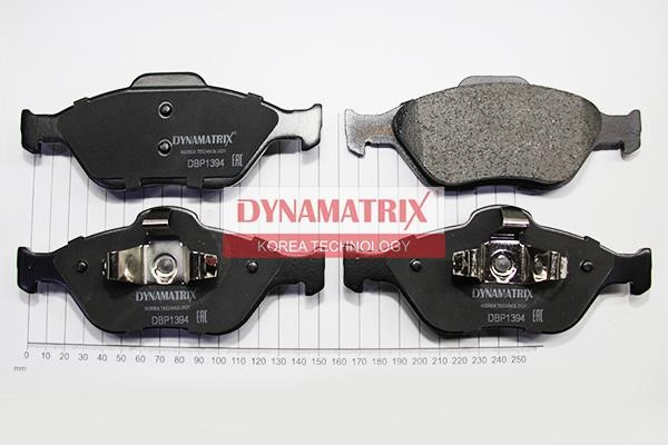 Dynamatrix DBP1394 Brake Pad Set, disc brake DBP1394