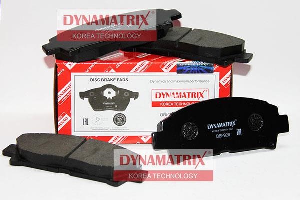 Dynamatrix DBP928 Brake Pad Set, disc brake DBP928
