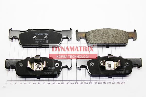 Dynamatrix DBP4615 Brake Pad Set, disc brake DBP4615