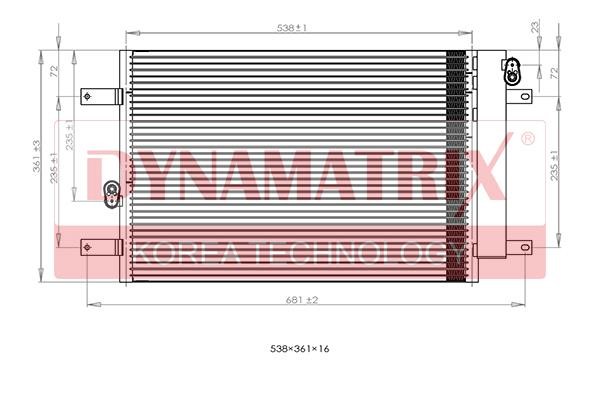 Dynamatrix DR94575 Condenser DR94575