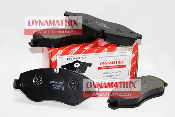 Dynamatrix DBP4036 Brake Pad Set, disc brake DBP4036