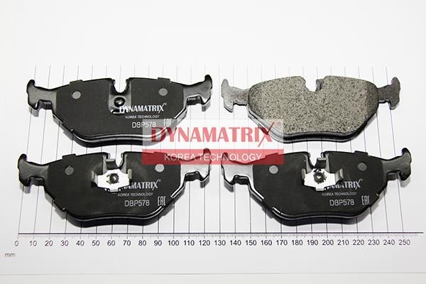 Dynamatrix DBP578 Brake Pad Set, disc brake DBP578