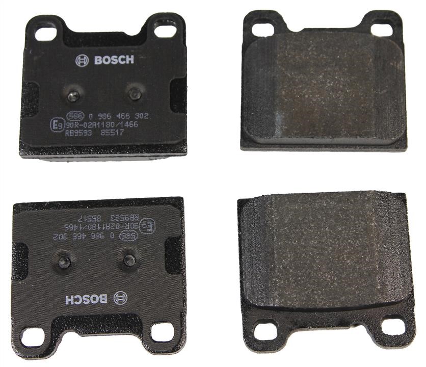 Bosch 0 986 466 302 Brake Pad Set, disc brake 0986466302