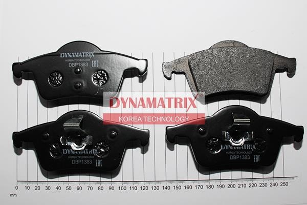 Dynamatrix DBP1383 Brake Pad Set, disc brake DBP1383
