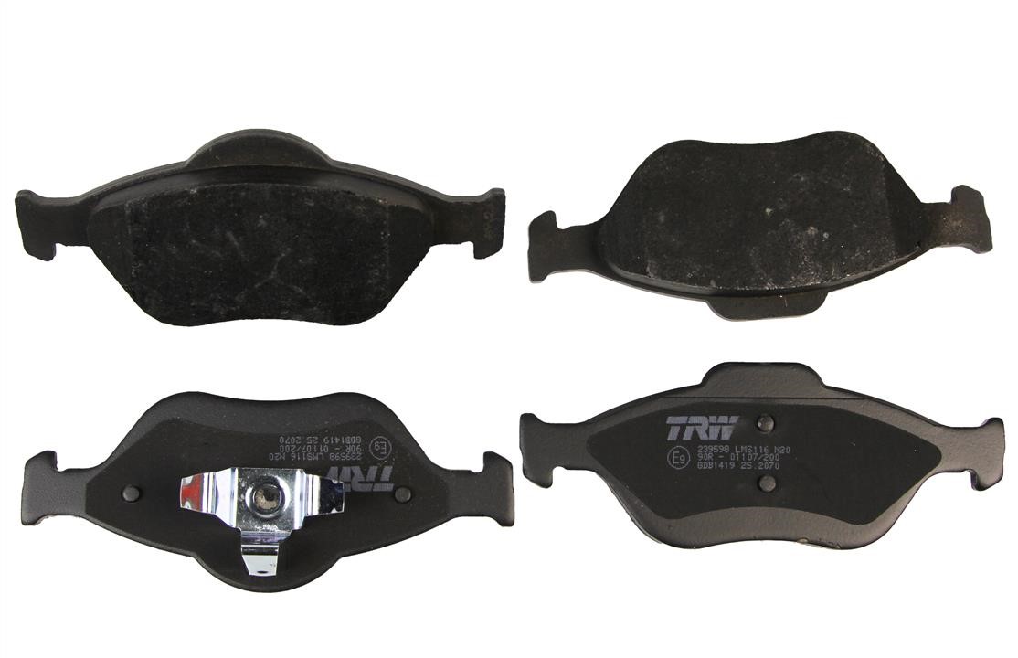 TRW GDB1419 TRW COTEC disc brake pads, set GDB1419
