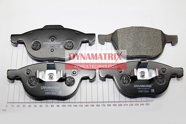 Dynamatrix DBP1594 Brake Pad Set, disc brake DBP1594
