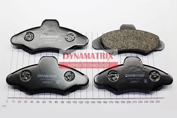 Dynamatrix DBP617 Brake Pad Set, disc brake DBP617