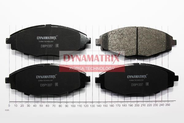Dynamatrix DBP1337 Brake Pad Set, disc brake DBP1337