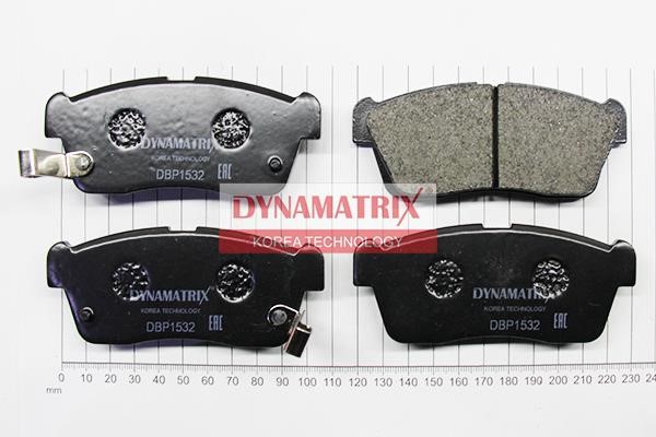 Dynamatrix DBP1532 Brake Pad Set, disc brake DBP1532