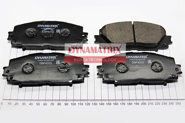Dynamatrix DBP4310 Brake Pad Set, disc brake DBP4310
