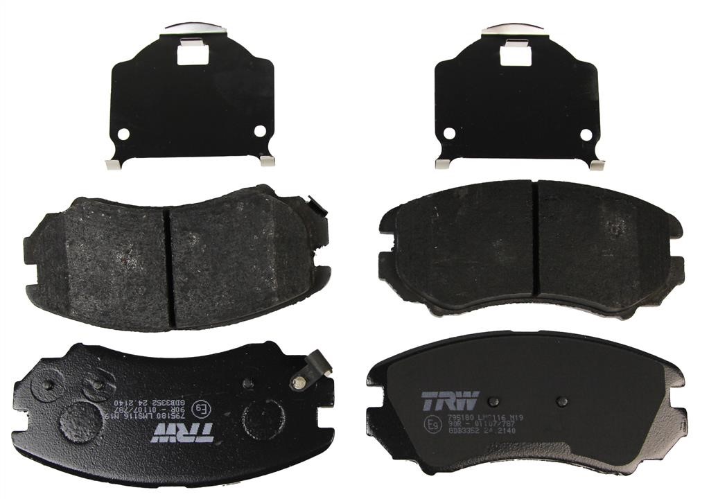TRW GDB3352 TRW COTEC disc brake pads, set GDB3352