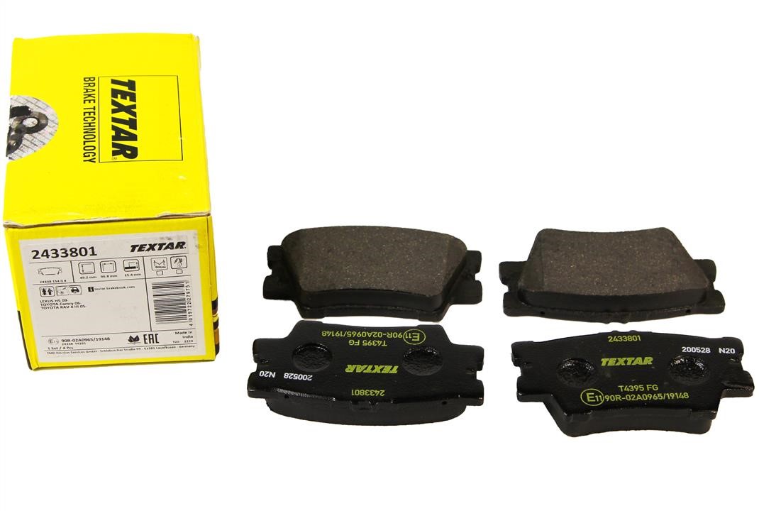 Brake pad set Textar 2433801