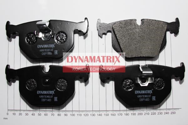 Dynamatrix DBP1483 Brake Pad Set, disc brake DBP1483