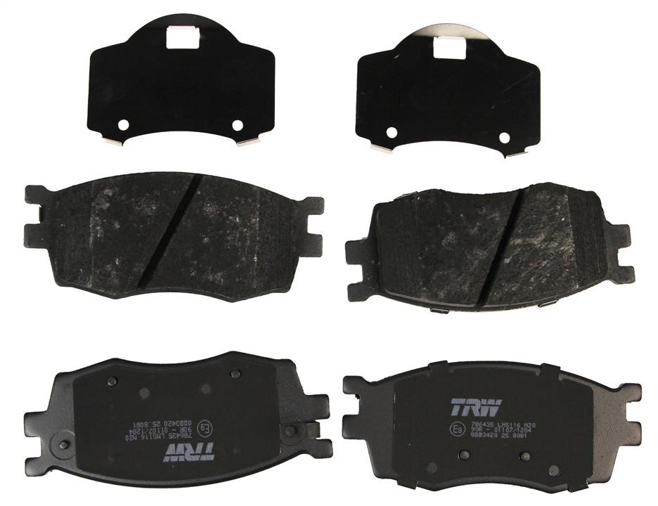 TRW GDB3420 TRW COTEC disc brake pads, set GDB3420