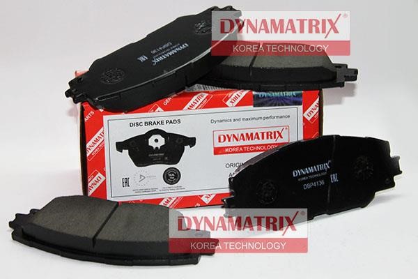 Dynamatrix DBP4136 Brake Pad Set, disc brake DBP4136