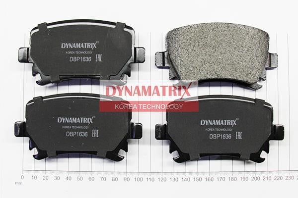 Dynamatrix DBP1636 Brake Pad Set, disc brake DBP1636