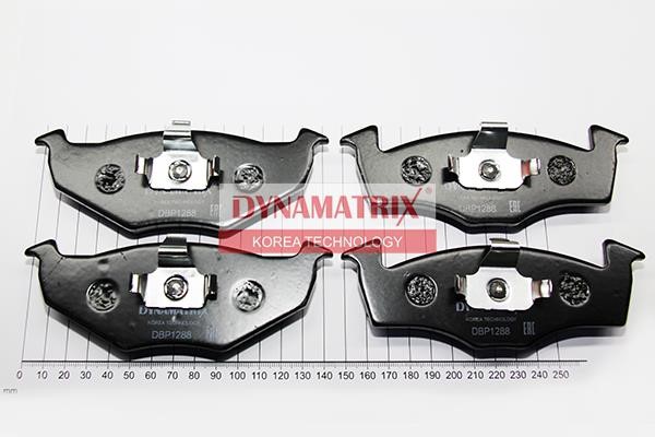 Dynamatrix DBP1288 Brake Pad Set, disc brake DBP1288